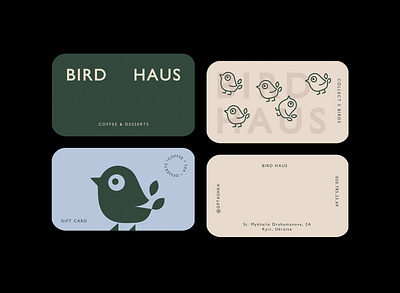 Bird Haus - Cards design branding card design graphic design illustration logo