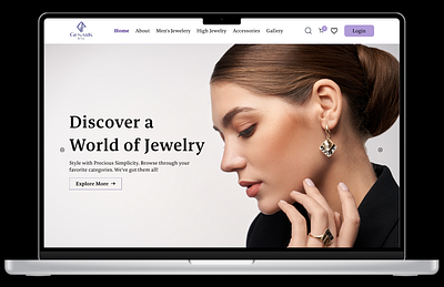 Luxury Jewelry Website UI Design – Elegant & Minimal jewelrystoreui jewelrywebsitedesign luxuryuiux product design prototyping ui ui design ui ux design uiux uiux design userinterface ux ux design ux research website design website layout design website redesign website ui website uiux design wireframing