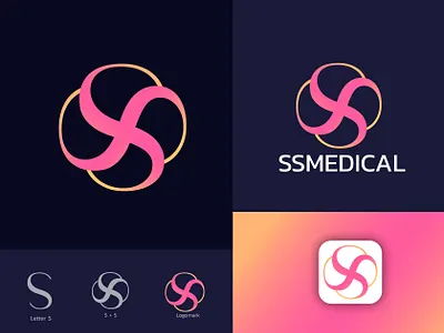 ssmedical logo anbipul98 apps logo appsicon appslogo branding clinic logo design gradient logo hospitallogo icon logo logodesign logomakerbd logotype medicallogo minimalistlogo modernlogo pluslogo siconlogo sslogo