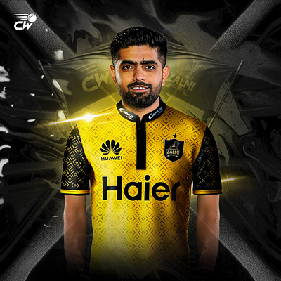 Social media post cricket babar azam background banner banner ad cricket social media design typography