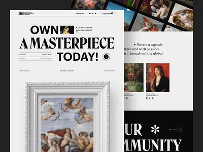 Muse Collection blockchain crypto dec85 design interface marketplace mobile muse nft ui ux web