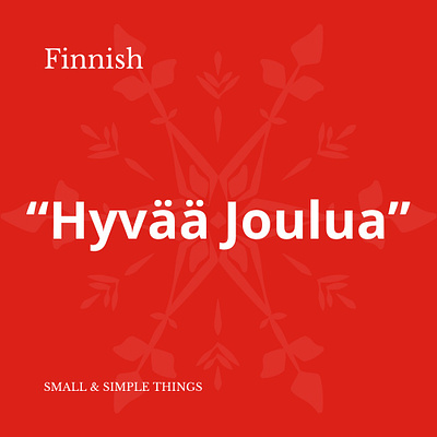 How to say “Merry Christmas” christmas finnish fun german holiday international japanese jolly lighttheworld love navajo red smallandsimplethings