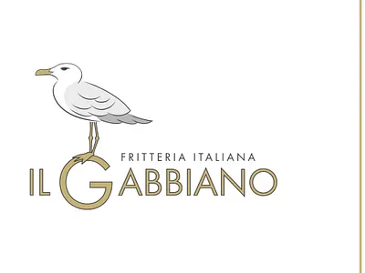 Il Gabbiano. Fritteria italiana branding design graphic design lettering logo