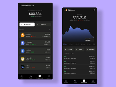 Centralized Crypto Exchange App app daily 100 challenge dailychallenge dailyui design ui ux