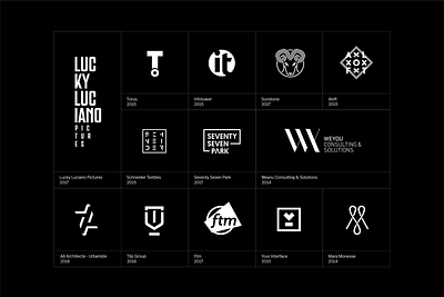 Selected Logos & Symbols branding design identity logo logotype minimal symbol visual identity wordmark