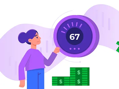 Smart Home animation app branding color design electric energy home illustration motiongraphic moving save smart thermostat utility vector