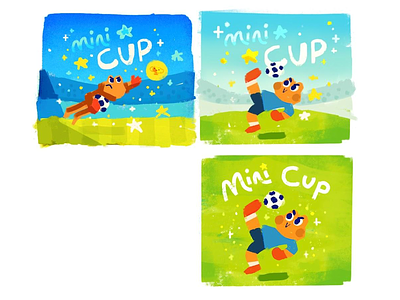 Minicup title screen explorations game google illustration