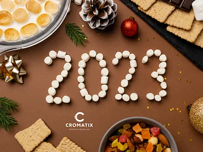 Happy New Year 2023! branding chisinau creative cromatix cromatix creative image lab cromatixlab design illustration logo moldova