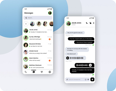 Chat app app app design chat chat app design messanger mobile app mobile ui mobile ux ui uiux ux uxui