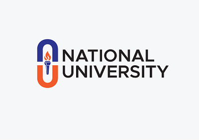 National University branding design digital design graphic design illustration logo logodesigner national university ui ux vector