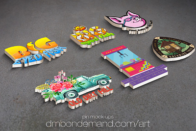 Various DMB Themed Pins branding dave matthews design dmb graphic design illustration logo pins