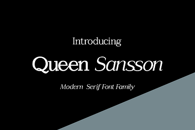 Queen Sansson weddingfont
