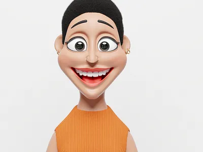 smile 3d design illustration