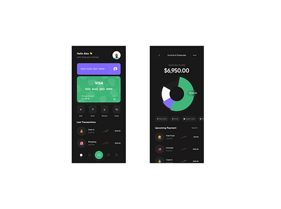 Finance App agency app design finance ui ux