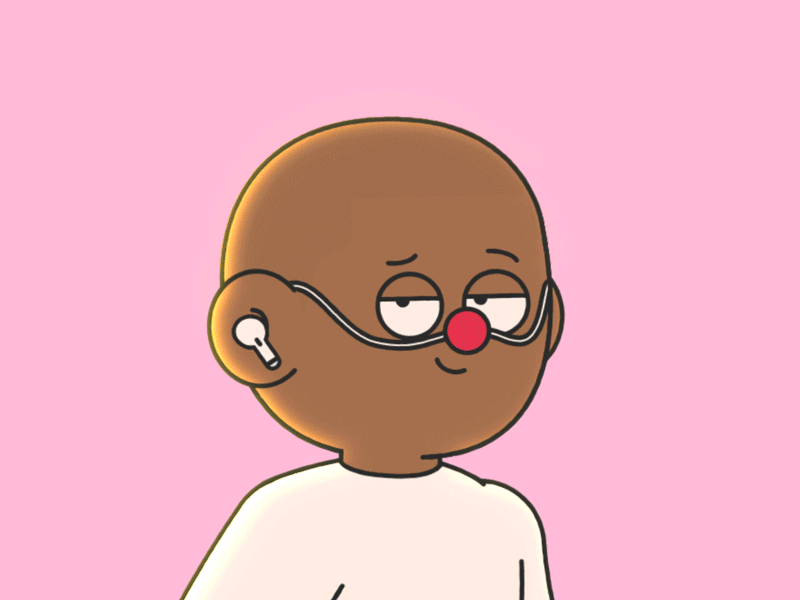 xiaoli ae animation character head illustration motion nft