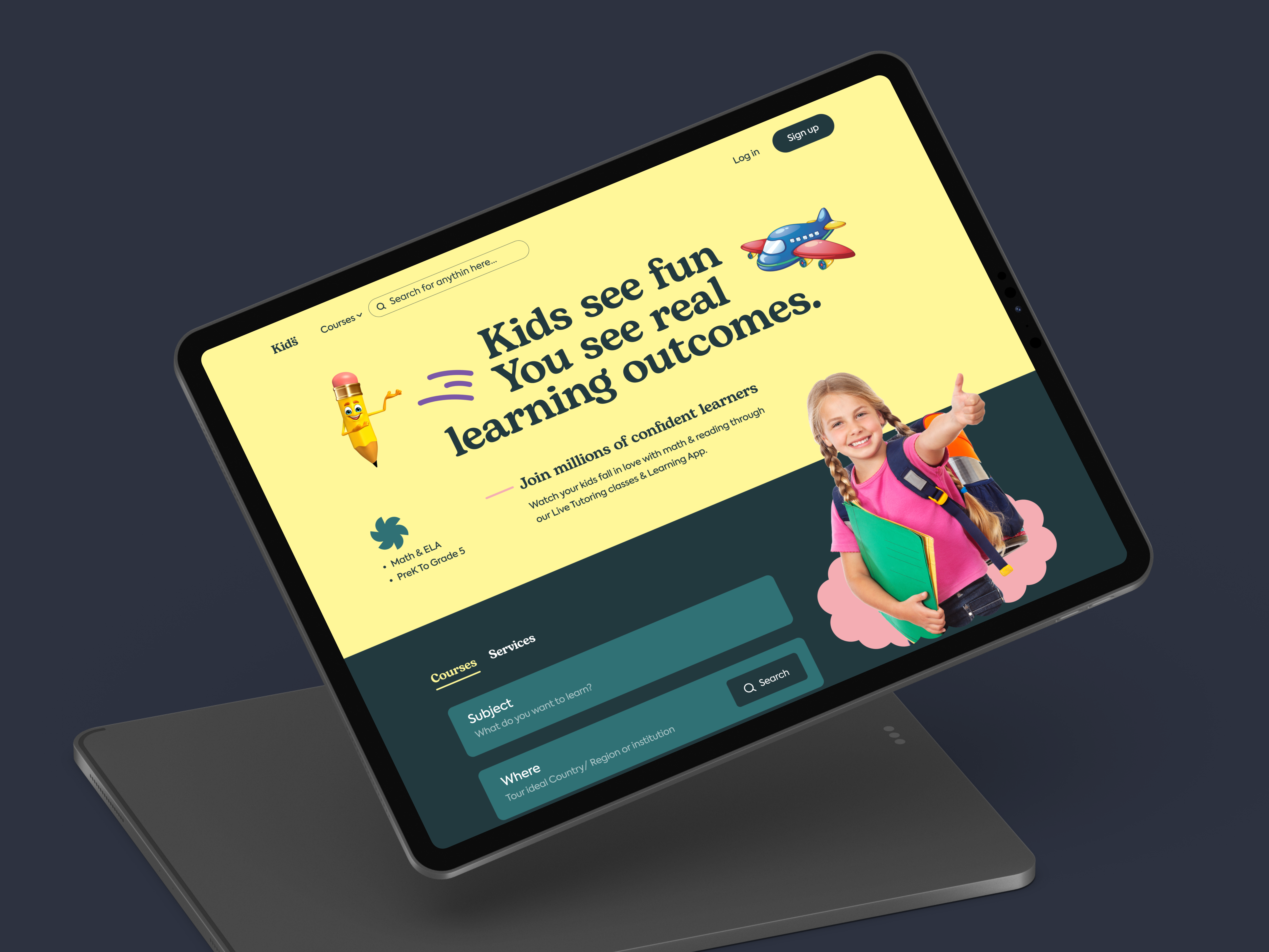 Example of Landing Page