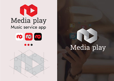 Media play Logo Design brand identity branding design flat logo identity logo logo concept logo construction logo creator logo identity logo mark logodesign logos mark minimalist logo modern logo professional logo unique logo vector visual identity