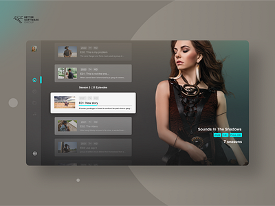 VOD Platform design logo ott player stream streaming ui video vod