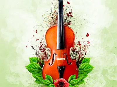 Abstract Floral atrwork graphic design illustration manipulation