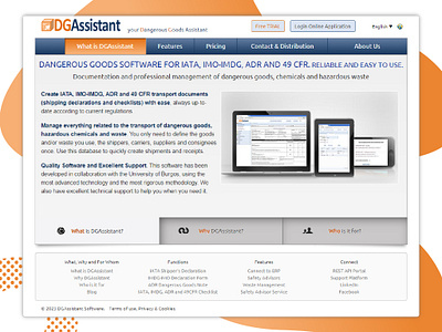 DGAssistant, A Hazard Preventing Software Website. business design e commerce hazard help online business online help service software web web design web development website website development