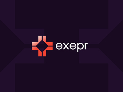 exepr | aim logomark aim logo brand identity creative design gaming logodesigners logos logotype mark modern nextmahamud symbol target logo