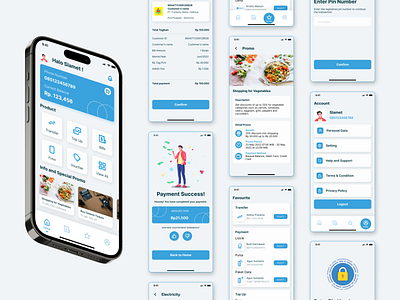 Bayeue - Payment Point Online Banking app design ui ux