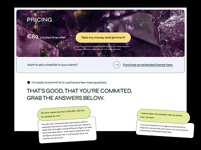 E-Commerce conversion checklist // Notion template branding cash checklist conversion design digitaldesign dribbblers figma freebie gumroad ilonadzen money notion notiontemplate template ui uxui webdesign webflow webflowdesigner