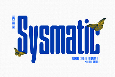 Sysmatic Soft Condensed Sans Font branding font fonts graphic design logo nostalgic sans sans serif