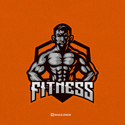 FITNESS gym mascot logo design fitness graphic design gym illustration logo mascot mascot logo sport sportlogo vector workout