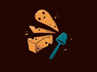 Spooky Breakfast — Cheese breakfast cheese digital illustration food food illustration ghost illustration procreate spooky