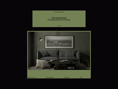Softy Design Studio - Premium Interior For Home green house design interior interior design landing page minimalistic monochrome web