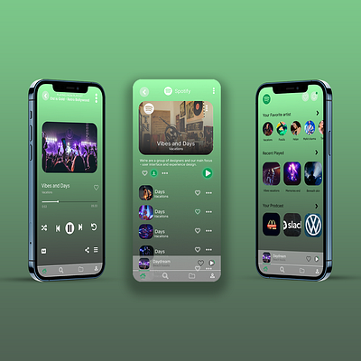 Music App UI & UX design graphic design ui ux