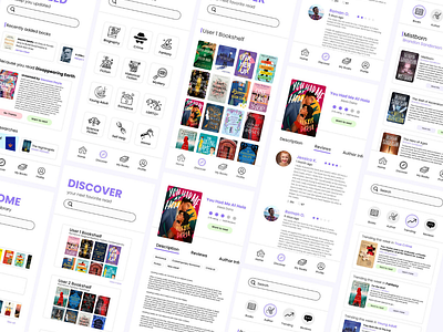 Peruse UI by Stephanie on Dribbble