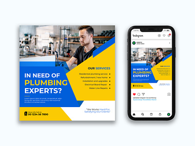 Plumbing Services Social Media Post Design ad banner ads banner design branding design electicalwork facebook ads facebook banner google ad banner graphic design instagram logo photoahop plumber plumberservice plumbing plumbingrepair social media social media post socialmediapost