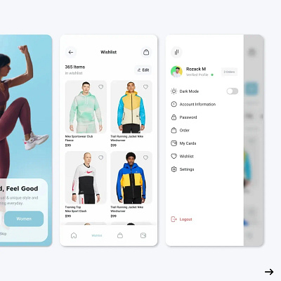 Sport Wear App Ui Design 3d animation app appsdesign branding design figma figmadesign graphic design illustration logo motion graphics ui