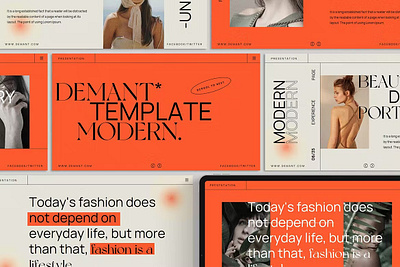 Free Demant Urban Presentation Template annual business clean corporate download google slides keynote pitch pitch deck powerpoint powerpoint template pptx presentation presentation template project report slidemaster slides template web