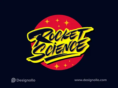 Rocket Science hand lettering graffiti logo branding creative logo fonts graffiti hand lettering hand made lettering logo logodesign logotype rocket science logo tshirt design tshirts