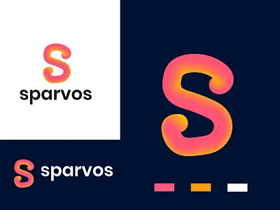 Sparvos Blend Logo Design blend logo blend mode blending logo brand brand identity branding colorful digital creation gradient lettermark logo logo design logotype modern logo s s lettermark s logo visual identity design vivid colors web tool