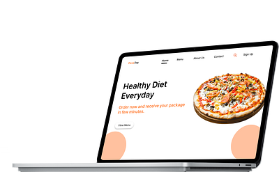 pizza web design UI design figma pizza ui webdesign