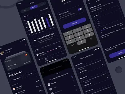 A Finance App app design ui ux