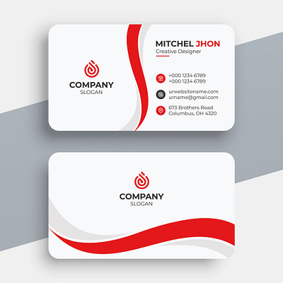 unique, creative, modern, professional business card design branding business card graphic design logo