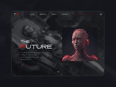 AI Website Design ai branding design graphic design logo profile design ui website design