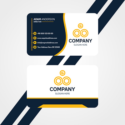 unique, creative, modern, professional business card design branding business card logo