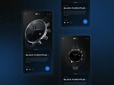 Watch Collection App animation aplication app business design graphic design logo minimal mobile ui ux vector watch
