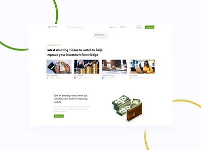Monetize app design illustration ui ux