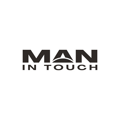 Man Logo design graphic design logo typography vector