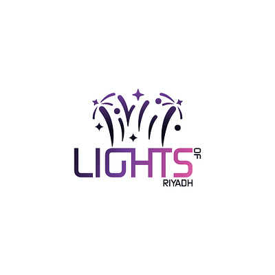 Lights Firework design graphic design logo typography vector