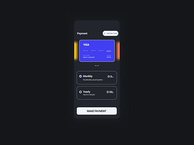 #DailyUI 2 - Credit card checkout design ui ux