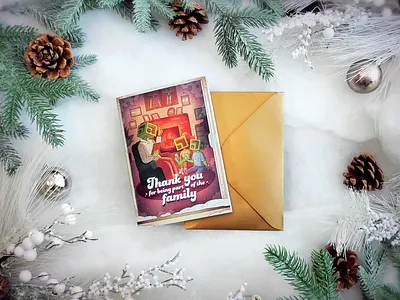 MEDL Holiday Card 2022 2022 card christmas cozy holiday holiday card holiday season illustration