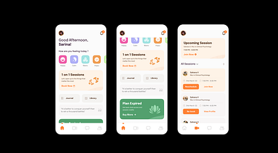 Health app app design health ui ux